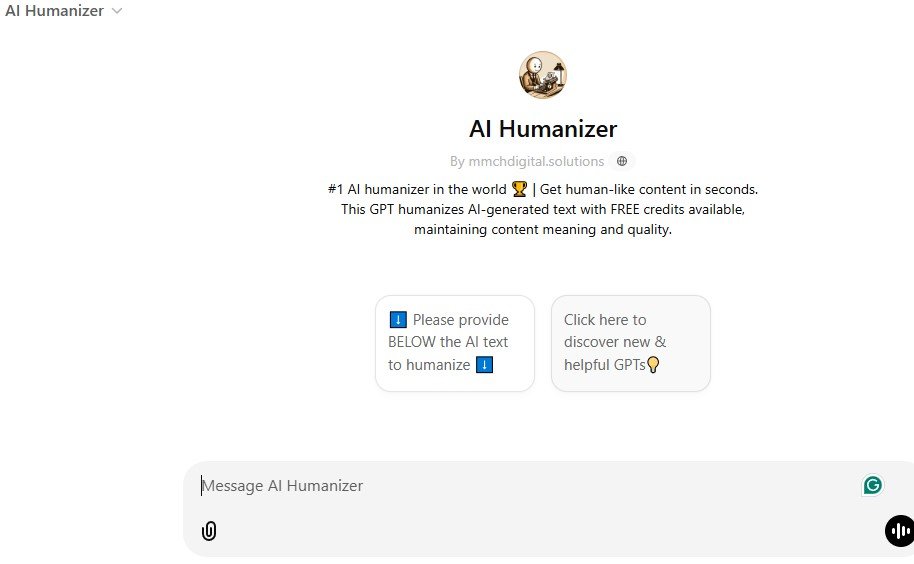ChatGPT AI Humanizer