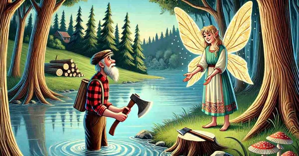 An honest woodcutter