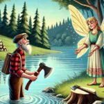 The Liar Cowboy – মিথ্যার পরিণতি এক শিক্ষণীয় গল্প An honest woodcutter