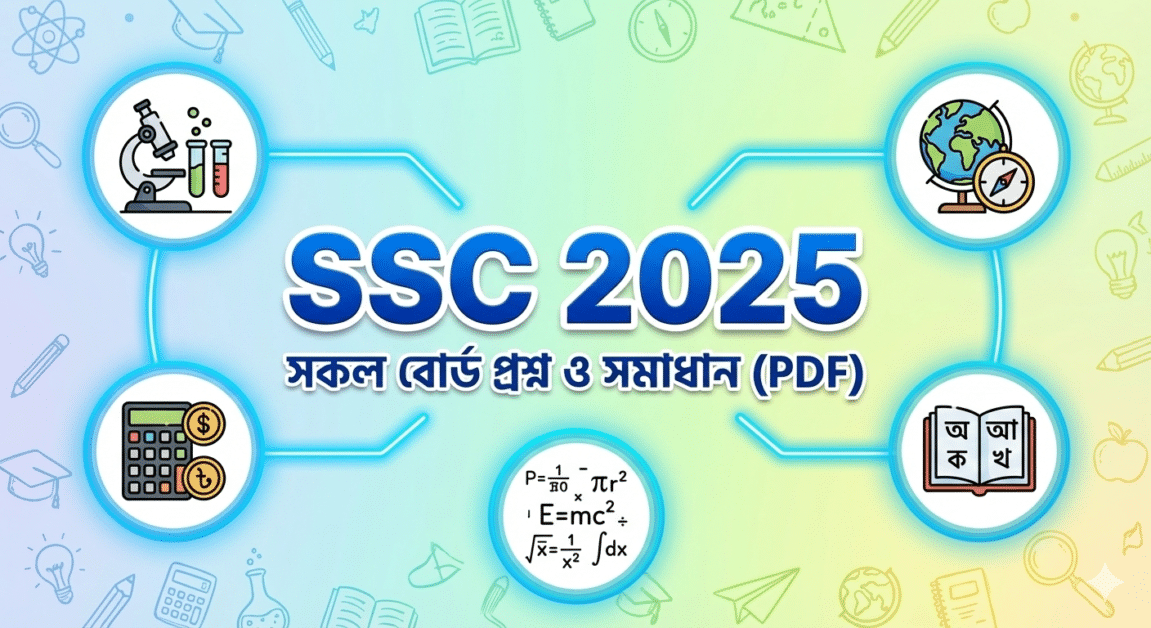SSC 2025 All Board Question PDF: সকল বিষয়ের প্রশ্ন ও উত্তর