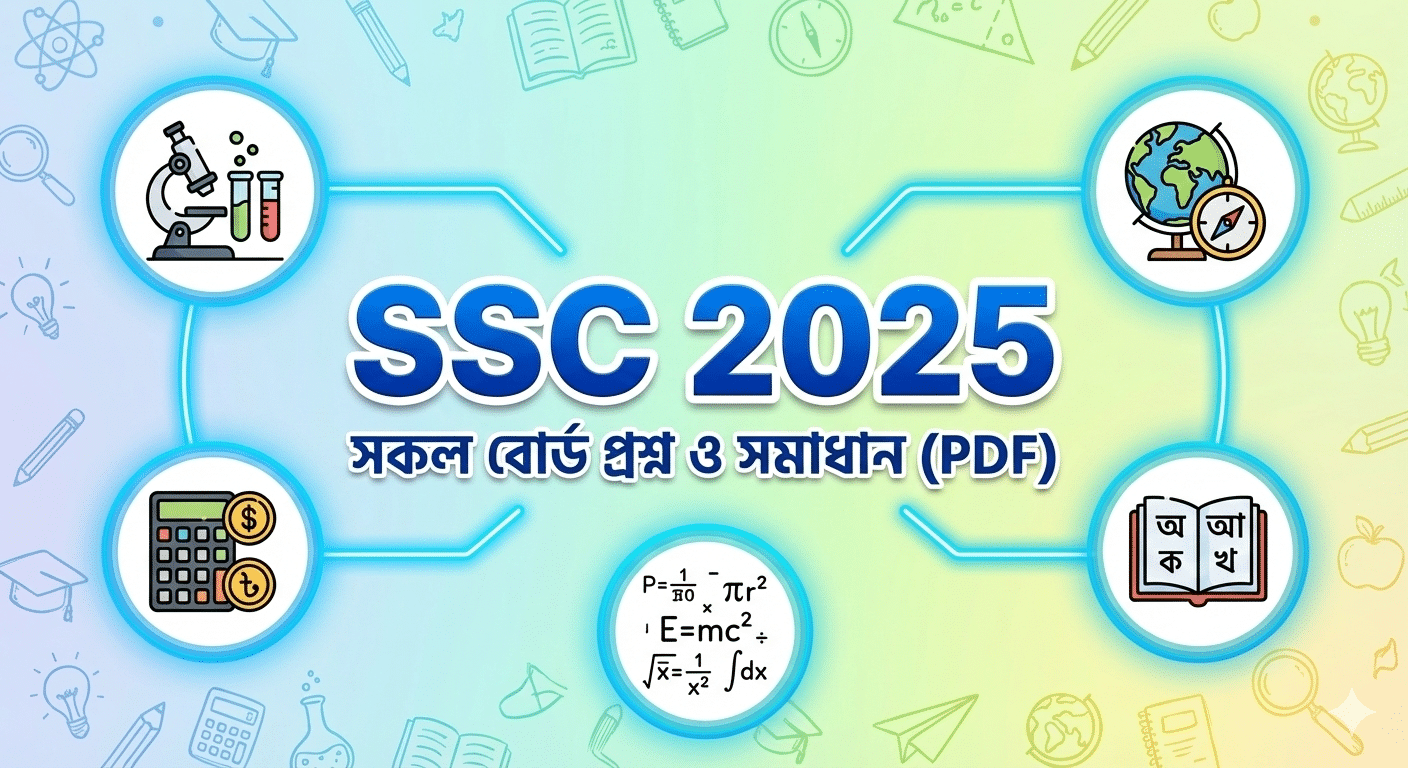 Ssc 2025 All Board Question Pdf: সকল বিষয়ের প্রশ্ন ও উত্তর 11 SSC 2025 All Board Question Solution