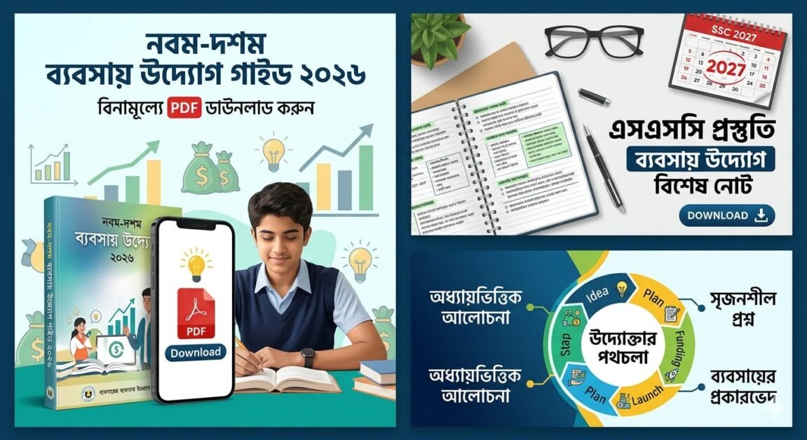 নবম-দশম ও এসএসসি ২০২৭ ব্যবসায় উদ্যোগ গাইড পিডিএফ ডাউনলোড | অধ্যায়ভিত্তিক আলোচনা 1 নবম দশম ব্যবসায় উদ্যোগ গাইড পিডিএফ 2027